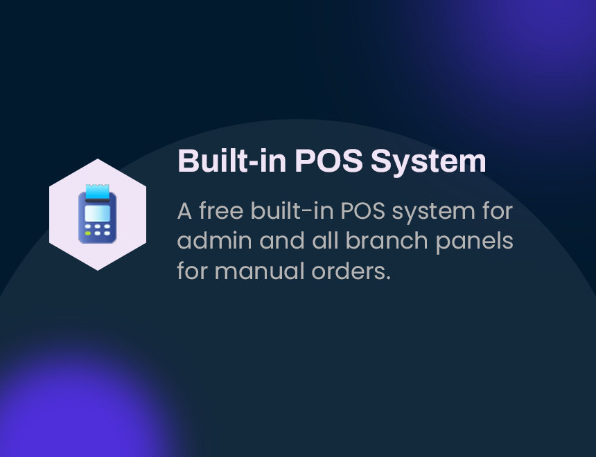 Built-in POS System